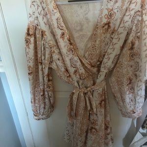 Shein Flowered Flowy Dress